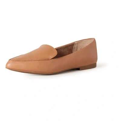 Immagine di Amazon Essentials Mocassini Bassi Donna, Cammello Finta Pelle, 42.5 EU Larga