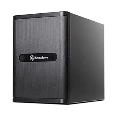 Immagine di SilverStone SST DS380 Case Storage Mini ITX con finestra, nero