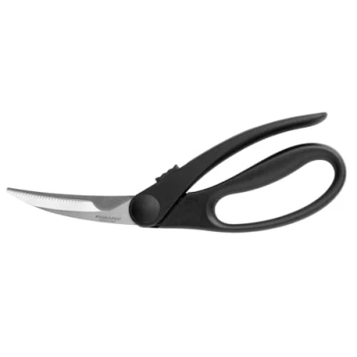 Immagine di Fiskars Trinciapollo Essential, 23 cm, Acciaio Inossidabile, Nero, x 8.8 1.2 1023819