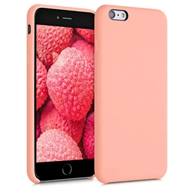 Immagine di kwmobile Cover per Apple iPhone 6 Plus / 6S Custodia Back Case Smartphone in Silicone TPU Protezione Gommata pompelmo rosa