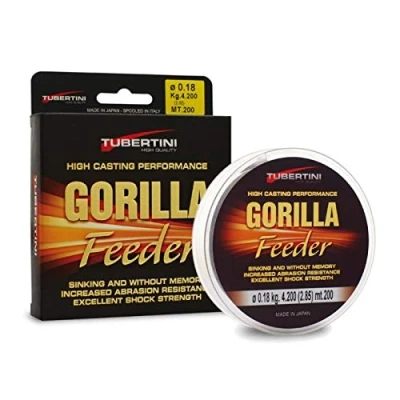 Immagine di Filo da Pesca Tubertini Gorilla Feeder Affondante Ideale per Tutte Le Tecniche di
