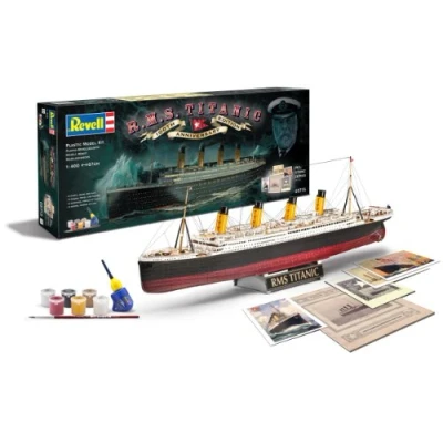 Immagine di Revell Control 1/400 Gift Set 100 Years Titanic Special Edit, Colore Grigio, RV05715