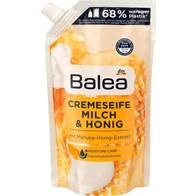 Immagine di Balea Ricarica di sapone liquido per latte e miele, 1 x 500 ml