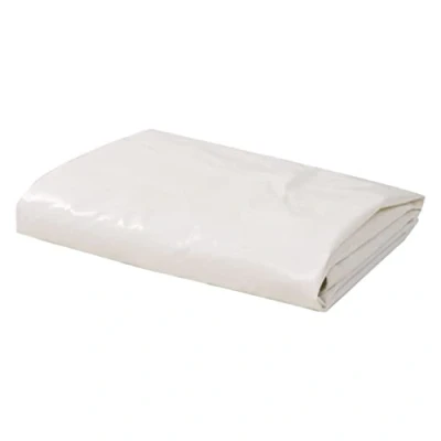 Immagine di vidaXL Telone 650 g/m² Resistente all&#039;Acqua Anti UV Antistrappo con Occhielli in Metallo Incerato Rivestimento PVC Telo Protezione 6x8 m Bianco