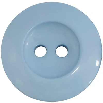 Immagine di AERZETIX C74103 Set di 10 bottoni per cucire rotondi Ø20x3mm a 2 fori 32L L32 colore blu in plastica apertura 2mm merceria cucito decorazione abbigliamento