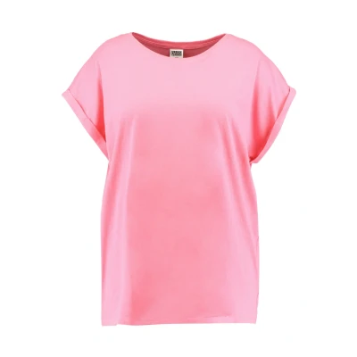 Immagine di Urban Classics Curvy Ladies Extended Shoulder TEE Tshirt basic, Donna, Taglia: 3XL, Pinkgrapefruit