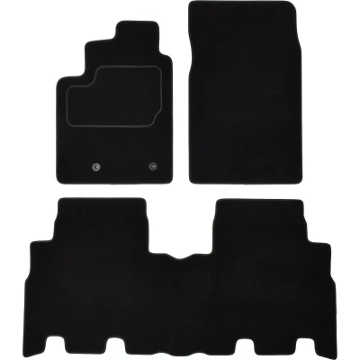 Immagine di MAMMOOTH A041 TOY395 PRM 01 Set tappetino Tessile anteriore e posteriore 3 nero TOYOTA: Yaris Verso