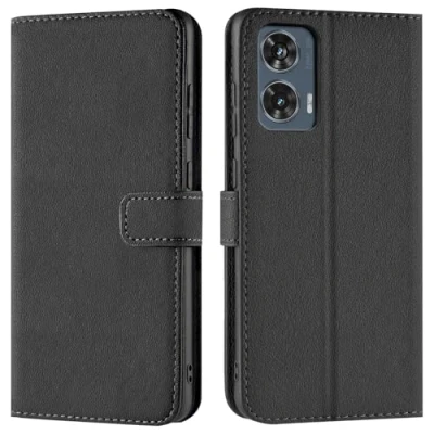 Immagine di Verco Custodia a libro per Motorola Edge 50 Fusion, Fusion Case [funzione carte di credito/leggio], nero