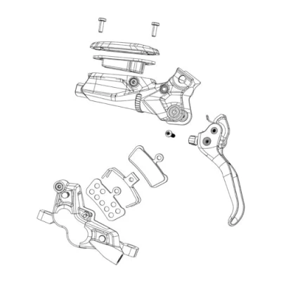 Immagine di KIT MONTAJE FRENO SRAM G2 GUIDE R/RS C/MUELLE(6 U)