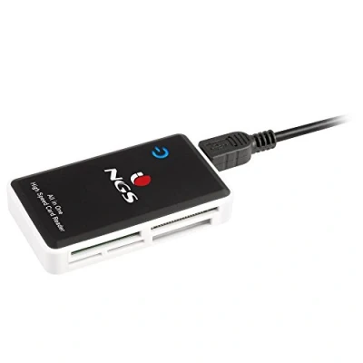 Immagine di NGS CARD READER MULTIREADER PRO USB 2.0 Lettore di Carte Tutto in 1, Colore Nero