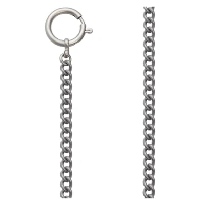 Immagine di REGENT orologio da tasca, catena per tasca con moschettone e anello a molla in diverse varianti, Ps 06 Grigio 6 Mm