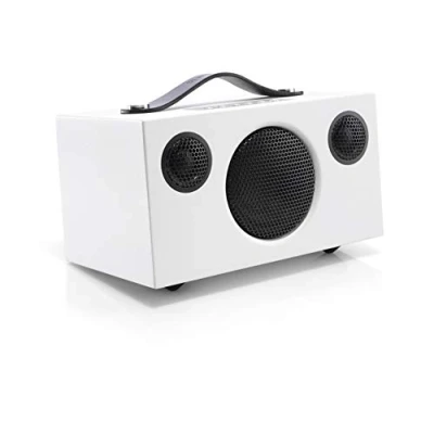 Immagine di Audio Pro Potente Cassa Bluetooth Wireless Portatile Piccolo Speaker Stereo AUX 3,5mm Ricarica USB Durata della Batteria fino a 30h Addon T3+ Bianco
