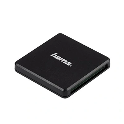 Immagine di Hama 124022 Lettore schede di memoria esterno USB 3.2 Gen 1 (USB 3.0) Nero
