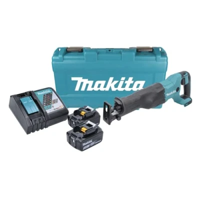 Immagine di Makita DJR 186 RTK Sega a batteria 18 V + 2 batterie da 5,0 Ah caricatore valigetta