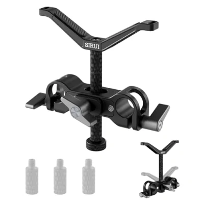 Immagine di SIRUI AM LB35 supporto universale per obiettivo da 15 mm, con regolazione verticale e orizzontale, 3 aste di estensione, fotocamera DSLR,
