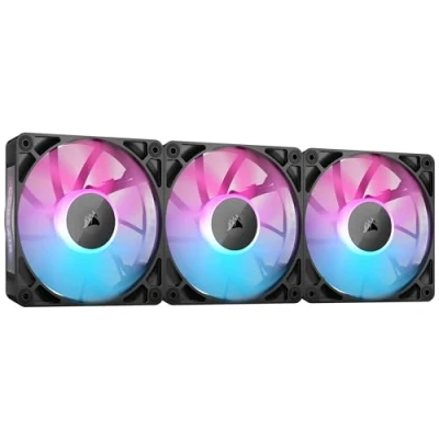 Immagine di Corsair iCUE LINK RX120 RGB Ventola per PC case Nero (L x A P) 120 25 mm incl. Illuminazione LED