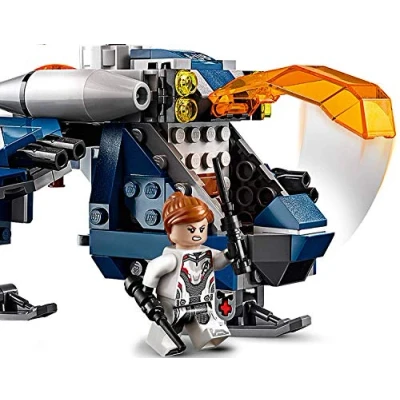 Immagine di LEGO Super Heroes Avengers Hulk Salvataggio in Elicottero con Figue di Pepper Potts 2 Power Blast e la Vedova Nera, Set Costruzioni per Bambini dagli 8 Anni su, 76144