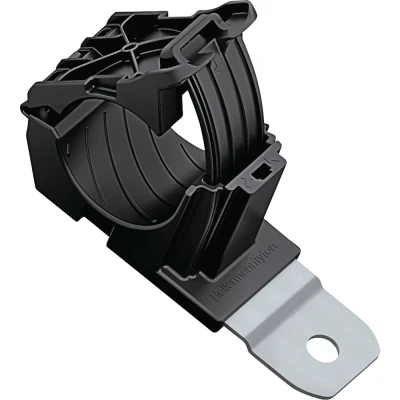 Immagine di HellermannTyton RCC180LM12 PA66HIRHSUV/ST Elemento di fissaggio avvitabile 151 01482 Intervallo Ø fascio 19.40 fino a 36 mm resistente agli urti, stabilizzata