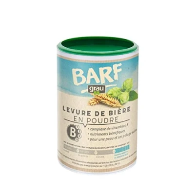 Immagine di GRAU L’originale, Lievito di birra naturale al 100 %, per un pelo lucido e una pelle forte, ricco minerali oligoelementi, integratore alimentare cani gatti, 1 confezione da 500 g