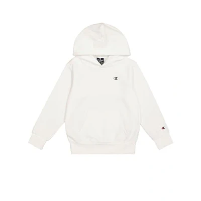 Immagine di Champion Basic Hooded Unisex Felpa con cappuccio per bambini, Taglia: 162/167, White