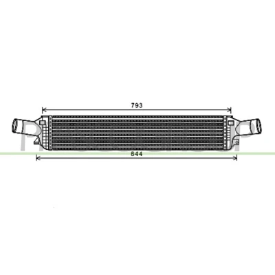 Immagine di PRASCO AD024N001 Intercooler AUDI: A4 B8 Avant, A5 Coupe, A6 C7 Sedan