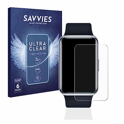 Immagine di savvies (6 Pezzi Pellicola Protettiva per Huawei Watch Fit Elegant Protezione Schermo Trasparente