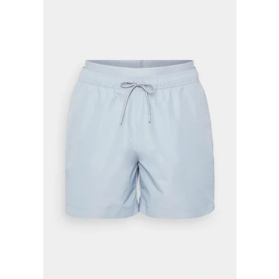 Immagine di Calvin Klein Swimwear SWIM Medium Double Shorts da mare, Uomo, Taglia: Small, Quarry