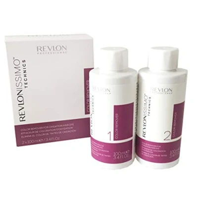 Immagine di REVLON Revlonissimo Technics Detergente per colorare, 2 Pezzi, 200 ml Occhiali, Multi Coloured, 100 (2er Pack) Donna