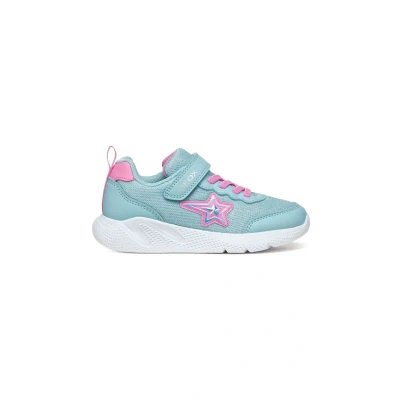 Immagine di Geox Sprintye Scarpe primi passi per bambini, Taglia: 39, Sky fuchsia Tessuto / sintetico