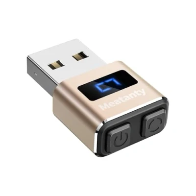 Immagine di meatanty mouse Jiggler in metallo, USB non rilevabile, Wiggler automatico con schermo, dispositivo di movimento del a 3 modalità, giocoliere per tenere sveglio il computer portatile