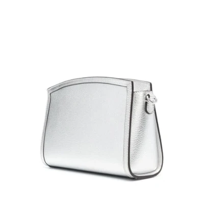 Immagine di Michael Kors Chantal Xbody Borsa a tracolla, Donna, Taglia: One Size, Silver