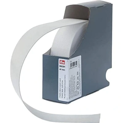 Immagine di Prym Fascia Elastica Morbida 40 mm Bianco, 57% Poliestere, 43%