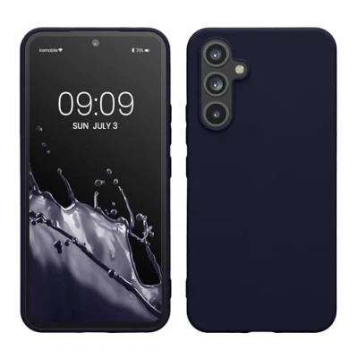 Immagine di kwmobile Custodia Compatibile con Samsung Galaxy A54 5G Cover Back Case per Smartphone in Silicone TPU Protezione Gommata deep ocean