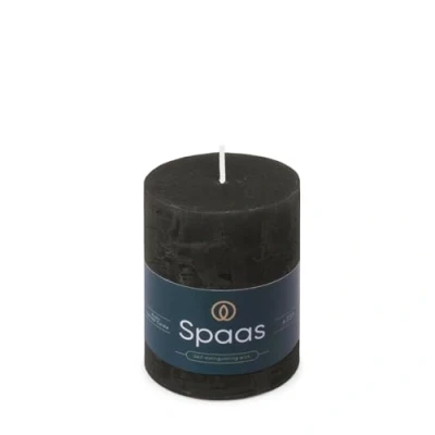 Immagine di Spaas Candela pilastro in stile rustico 70/95 mm 35 ore, nero