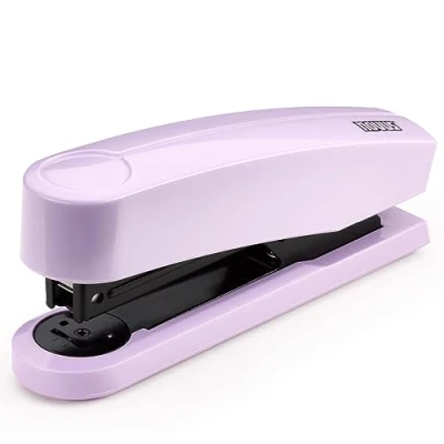 Immagine di NOVUS Pinzatrice B2 Color ID 2.0 (25 fogli, meccanismo di carica superiore, dispositivo in metallo con rivestimento plastica, incluse 200 graffette), colore: lilla