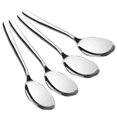 Immagine di Yarebest Cucchiaio da Servizio, Set di 4 Grande in Acciaio Inox