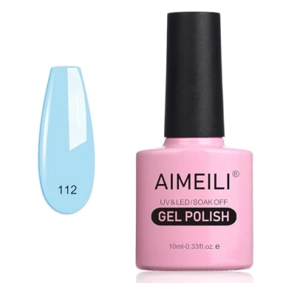 Immagine di AIMEILI Smalto Semipermente per Manicure Smalti Unghie in Gel Soak Off UV LED Ixia Viridiflora (112) 10ml