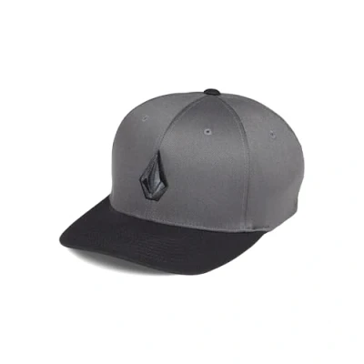 Immagine di Volcom Full Stone Flexfit Cappello Elasticizzato Berretto da Baseball, Asphalt Black Nuovo, S Uomo