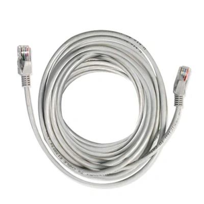 Immagine di Vetrineinrete® Cavo Rete LAN ethernet RJ45 Cat 5e utp prolunga da 1,5 3 5 10 15 E 20 Metri cablato categoria CAT5 (10 mt) G33
