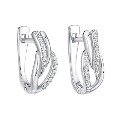Immagine di SILVEGO Orecchini da Donna in Argento 925 con Zirconia Cubica