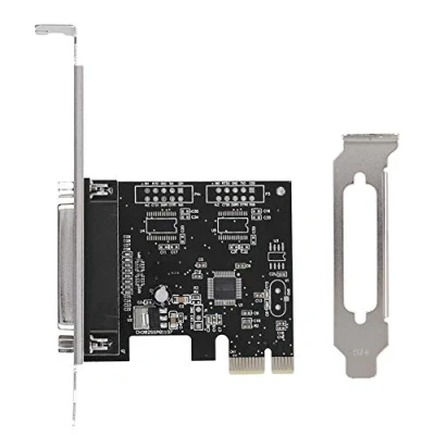 Immagine di Scheda di porta parallela PCIE, stampa da PCIE a Adattatore per stampante LPT PCI E DB25, DB25 espansione