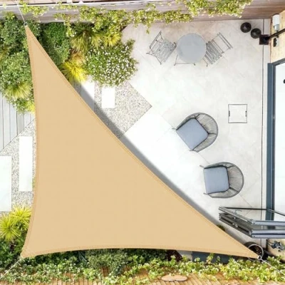 Immagine di AXT SHADE Tenda a Vela Ombreggiante Impermeabile Triangolo Rettangolo 4x4x5,65m da Sole Parasole e Protezione Raggi UV per Esterno Terrazza Giardino Sabbia