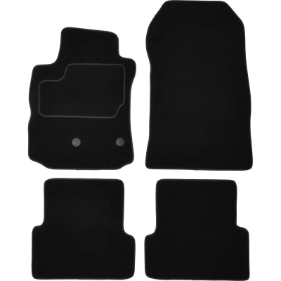 Immagine di MAMMOOTH A041 RNT380 PRM 01 Set tappetino Tessile anteriore e posteriore 4 nero RENAULT: Clio 3, 4, Modus / Grand