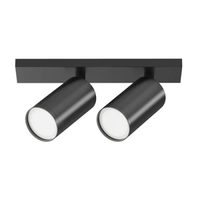 Immagine di Lampada da soffitto e Parete FOCUS S Nero Alluminio IP 20 AC 220 240 10 W per cucina, sala, studio, camera letto