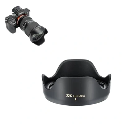 Immagine di JJC paraluce a baionetta compatibile con obiettivo Tamron 28 75 mm f/2.8 Di III VXD G2 (A063) per Sony E Mount, reversibile sostituisce HA063