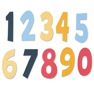 Immagine di Sizzix Die Numeracy Fustella Bigz 664485 Numeri by Jenna Rushforth, Taglia unica