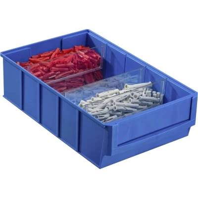 Immagine di Allit 456530 Cassetta impilabile da magazzino (L x L A) 185 300 81 mm Blu 1 pz.