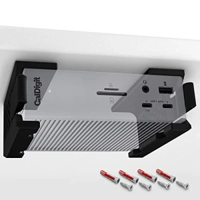 Immagine di Mobilefox Supporto per docking station da parete, adatto CalDigit TS4 Thunderbolt Dock