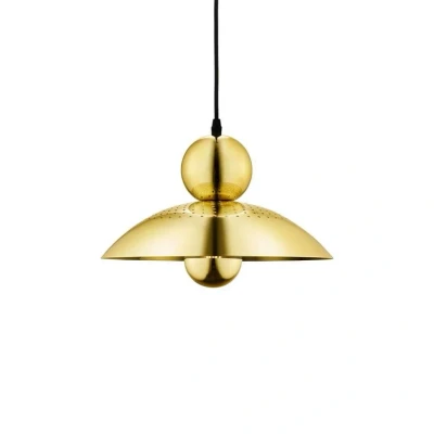 Immagine di DESIGN BY US Lampada a sospensione Wanted, colore oro, ferro, Ø 32 cm