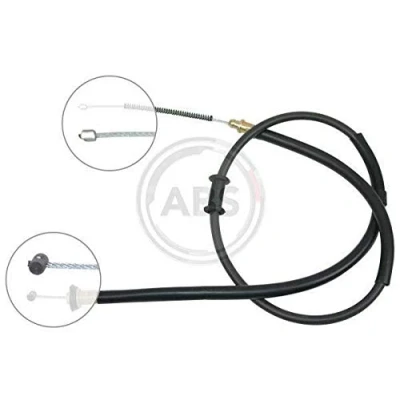 Immagine di A.B.S. K18228 Cavo Freno 1430 a tamburo per guida Sx/Dx FIAT: Panda II Hatchback